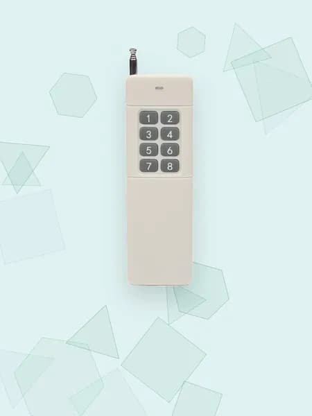 Пульт RF 433МГц 3000м 1/2/4/6/8/12CH для гаражных ворот, 8
