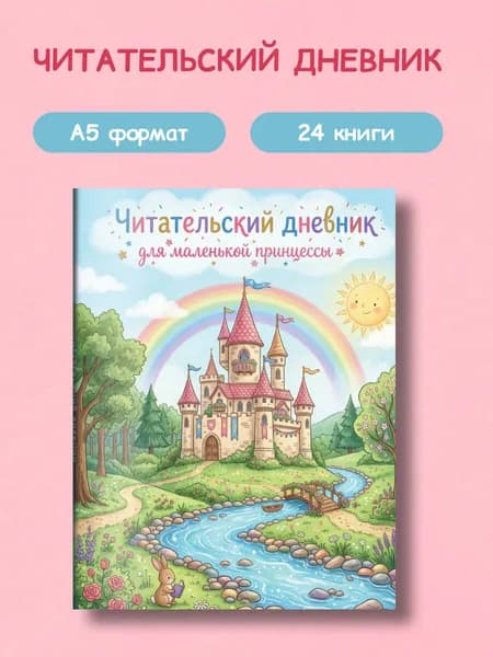 Читательский дневник для начальных классов. Сказочный замок 32 л