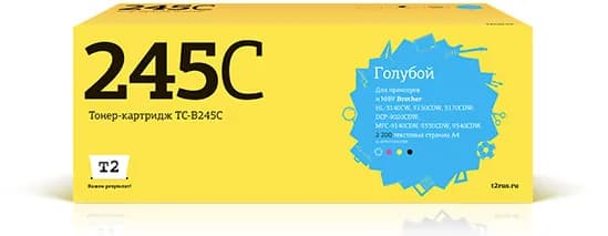 Лазерный картридж T2 TC-B245C для Brother HL-3140CW, 3170CDW, DCP-9020CDW, MFC-9330CDW, цвет голубой