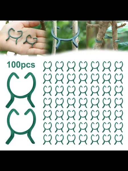100 шт клипс для поддержки растений, многоразовые для овощей