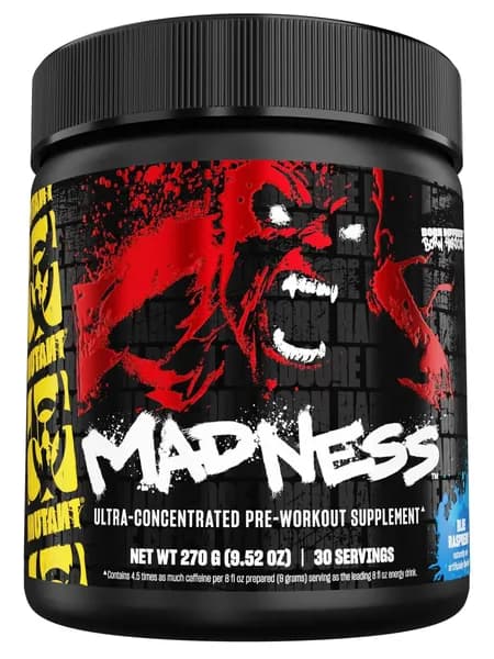 Mutant Madness Предтренировочный комплекс Голубая малина 270 г