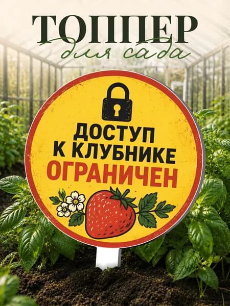 Фигурки для сада Клубника - Ягода