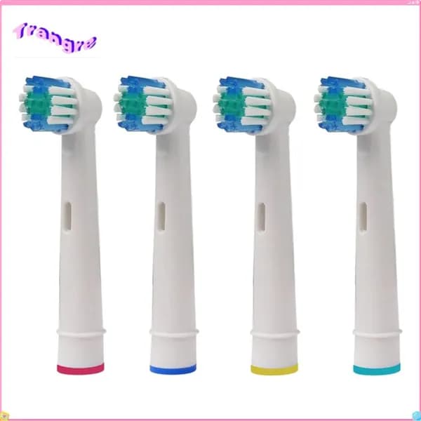 4 насадки для электрической зубной щётки, совместимые с Oral B Braun, для чувствительных дёсен