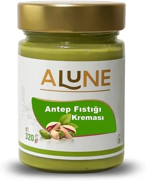 ALUNE 50% фисташковое масло с кусочками фисташек, 320 г
