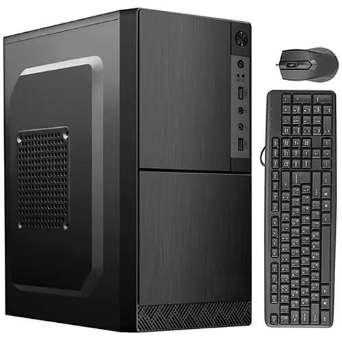 RIWER Системный блок (Intel Core i7-6700, RAM 8 ГБ, SSD 128 ГБ, Intel HD Graphics 530, Windows 10 Home), черный матовый