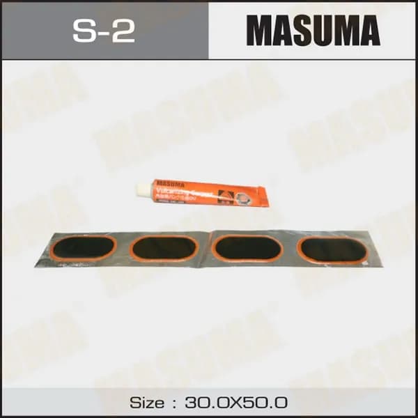 Заплатки камер 30х48mm (комплект 24штук) + клей S2