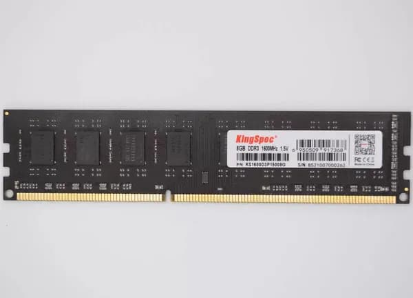 KingSpec Оперативная память DDR3 DIMM 8192Mb DDR1600 DDR3, 1600 МГц, 1 x 8 ГБ (KS1600D3P15008G)