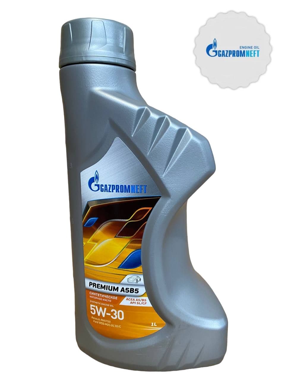 Gazpromneft Premium 5w 30 5W-30 Масло моторное, Синтетическое, 1 л