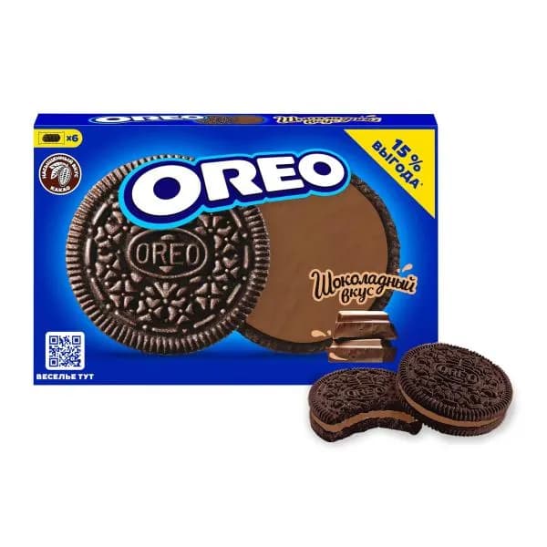 Печенье с шоколадной начинкой Oreo 228г