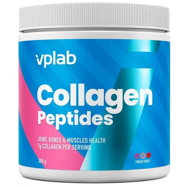 VPLAB Коллаген Collagen Peptides, порошок, 300гр, лесные ягоды. Срок до 09.2026