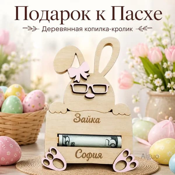 Копилка для денег "02"х16.5 см, 1 шт