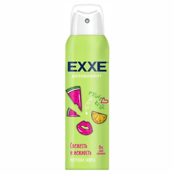 EXXE Дезодорант спрей женский Свежесть и нежность Fruit Kiss 150мл