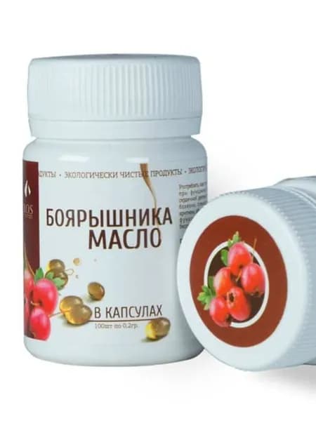 R.O.S. Рось. Масло с экстрактом боярышника, нерафинированное,100 капс.