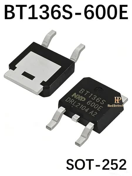 10 шт. BT136S-600E 600E TO-252 SMD симистор BT136S