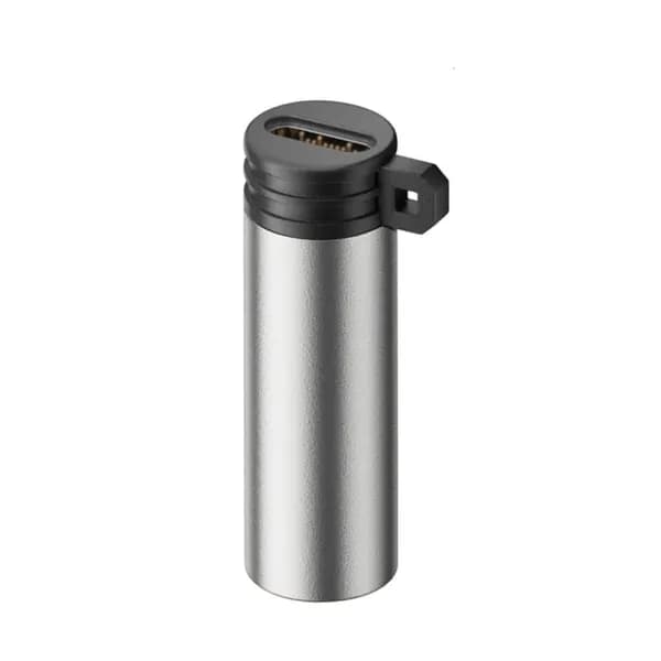 Портативная USB-зажигалка из металла, серебро