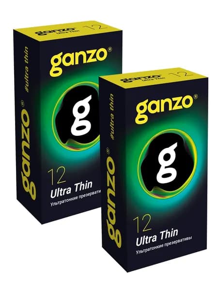 Презервативы Ganzo Ultra thin ультратонкие, 24 шт