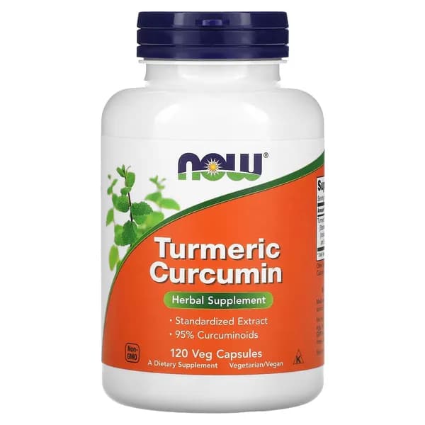 NOW Foods, Turmeric Curcumin (куркумин), 120 капсул (665 мг на капсулу)