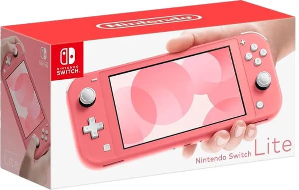 Игровая приставка Nintendo Switch Lite 32 ГБ 5,5-дюймовый ЖК-дисплей Глобальная версия Поддержка русского, Розовый