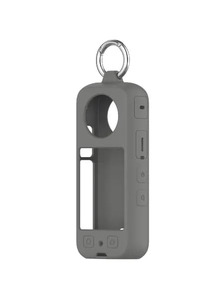 Защитный чехол из силикона для портативной экшн-камеры Insta360 X4 - темно-серый