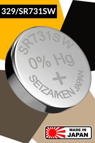 Батарейка SEIZAIKEN 329 (SR731SW) Silver Oxide 1.55V