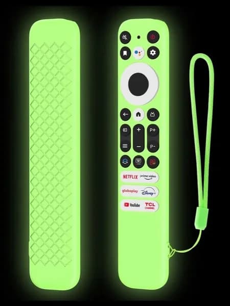 Силиконовый чехол для пульта TCL RC902V FMR5/FMRJ/FMRM/FMB5/FMR1, утолщённый, противоударный флуоресценция