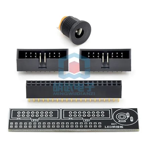 Переходная плата HUB75 для Raspberry Pi (контакты уже пропаяны)