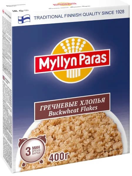 Хлопья гречневые Myllyn Paras 400 г