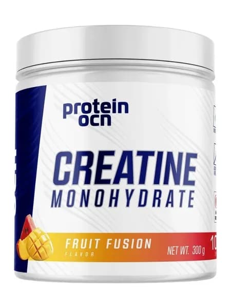 Protein Ocean Creatine Monohydrate, Креатин моногидрат со вкусом фруктового микса, микронизированный, 300 г