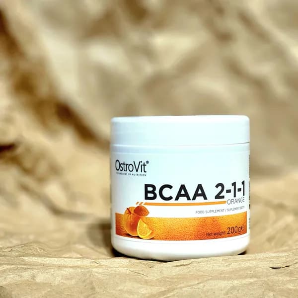 БЦАА порошок OstroVit - BCAA 211 200г (апельсин)