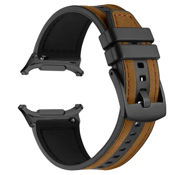 Кожаный силиконовый ремешок для Galaxy Watch Ultra 47 мм, спортивный браслет SmartWatch для Samsung Watch7 Ultra