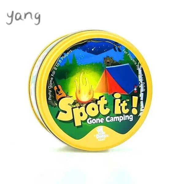 Настольная игра Доббль/ Дубль Spot it! Gone Camping- отличное развлечение для всей семьи и забавный подарок на Рождест