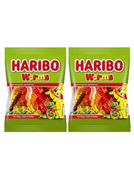 Мармелад Haribo Worms, 2шт по 80г
