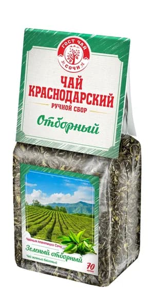 Краснодарский чай Ручной сбор 70г зеленый Отборный