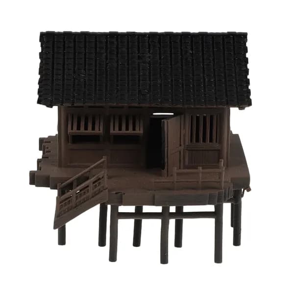 Фигурка китайской беседки из смолы для домашнего декора и сада