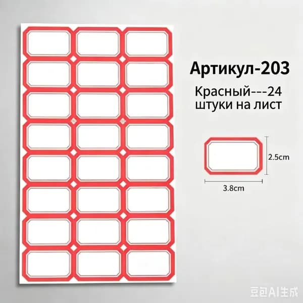Этикетка для упаковки, для контроля срока годности, 264 шт.