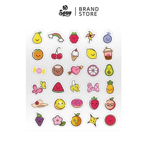 Цветные пластыри от прыщей серии Fruit Fun