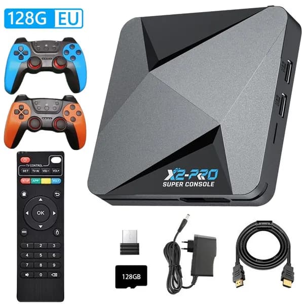Игровая приставка X2 PRO: 3 ОС, поддержка 4K