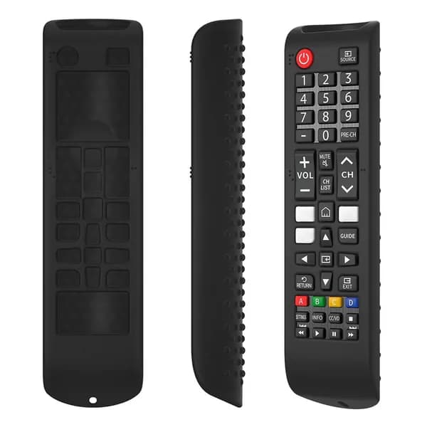 Силиконовый чехол для пульта дистанционного управления Samsung BN59-01315A, BN59-01315B, BN59-01175N, BN59-01247A с антискользящим рельефом и ремешком