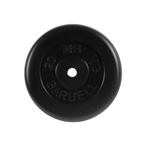 Блины для штанги, диски для штанги, блин для грифа, блин 20 кг MB BARBELL мб барбел 31мм металлическая втулка