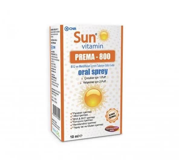Sun Vitamin Prema-800 Спрей для полости рта 10 мл