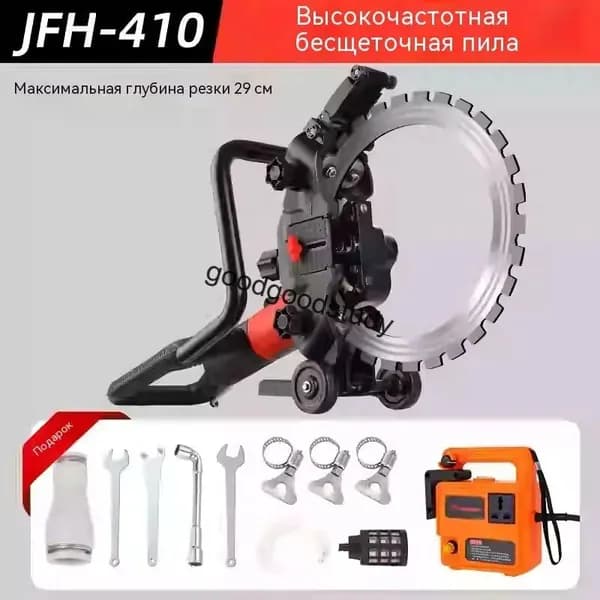 Комплект премиум с алмазным диском, бесщеточный кольцевой резак Jinhe на 8900 Вт