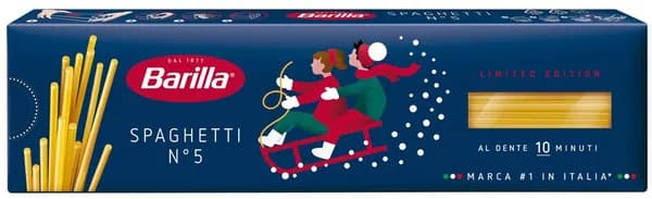 Макароны спагетти Barilla Spaghetti №5 высший сорт, 450г