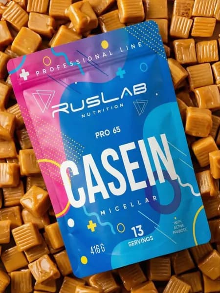 Казеиновый протеин CASEIN PRO 65 (416 гр),карамель