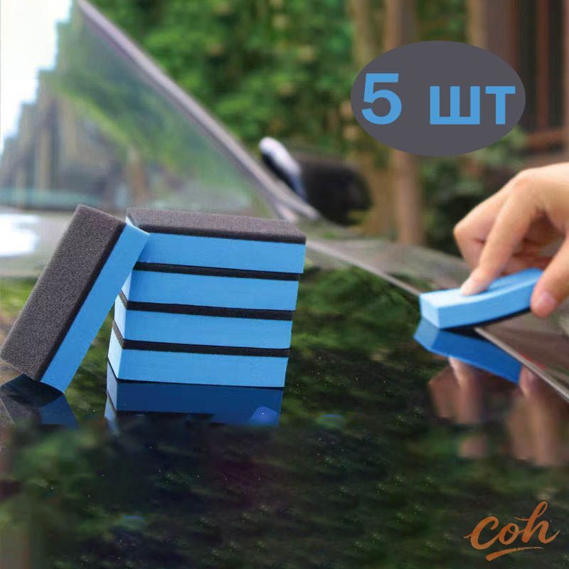 Губка автомобильная, 5 шт.