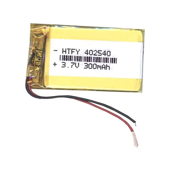 Аккумулятор Li-Pol (батарея) 4*25*40мм 2pin 3.7V/300mAh