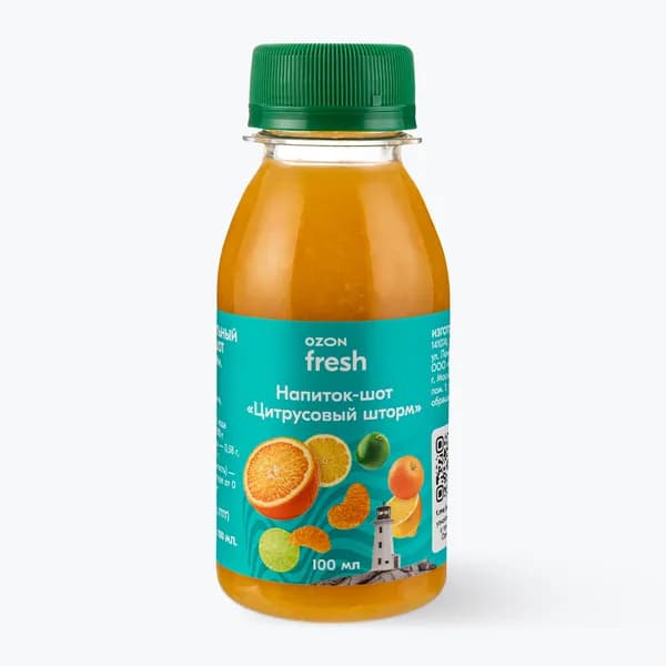 Напиток-шот Цитрусовый шторм, 100 мл, Ozon Fresh