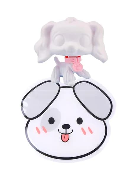 Pet Shop чисто белые собаки,лпс игрушки,кокер-спаниель,Поставляется с ожерельем,подарок для девочки(С упаковочным пакетом)