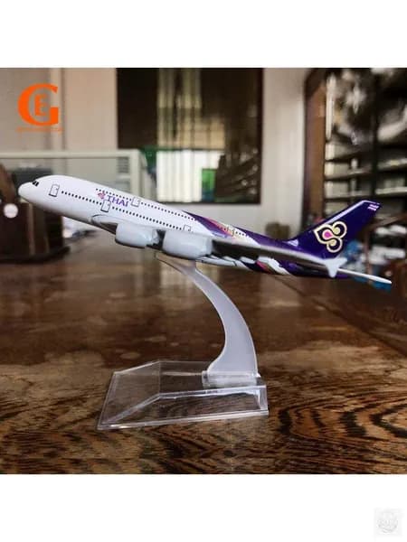 Металлическая Модель Самолета Аэробус A380, Авиакомпании Таиланда A380