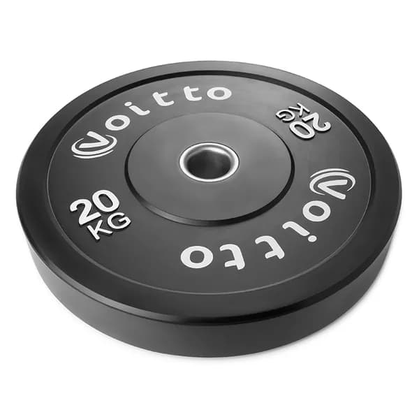 Диск бамперный Voitto V-402 20 кг, черный (d51)