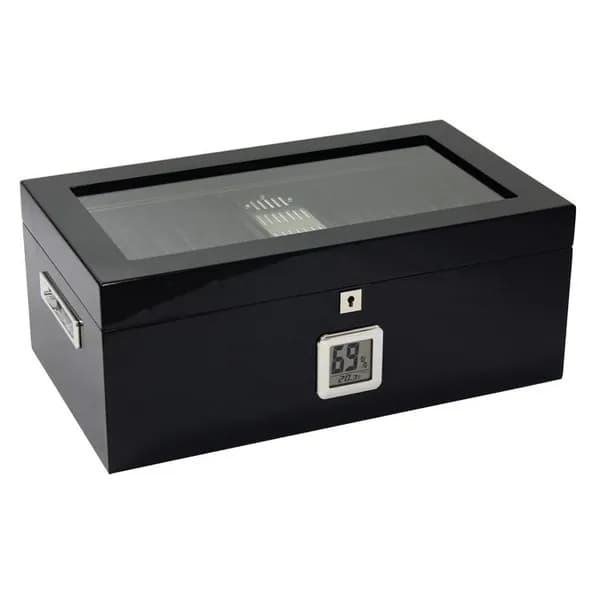 Хьюмидор для сигар Prestige Import Group Raven Full Black Humidor